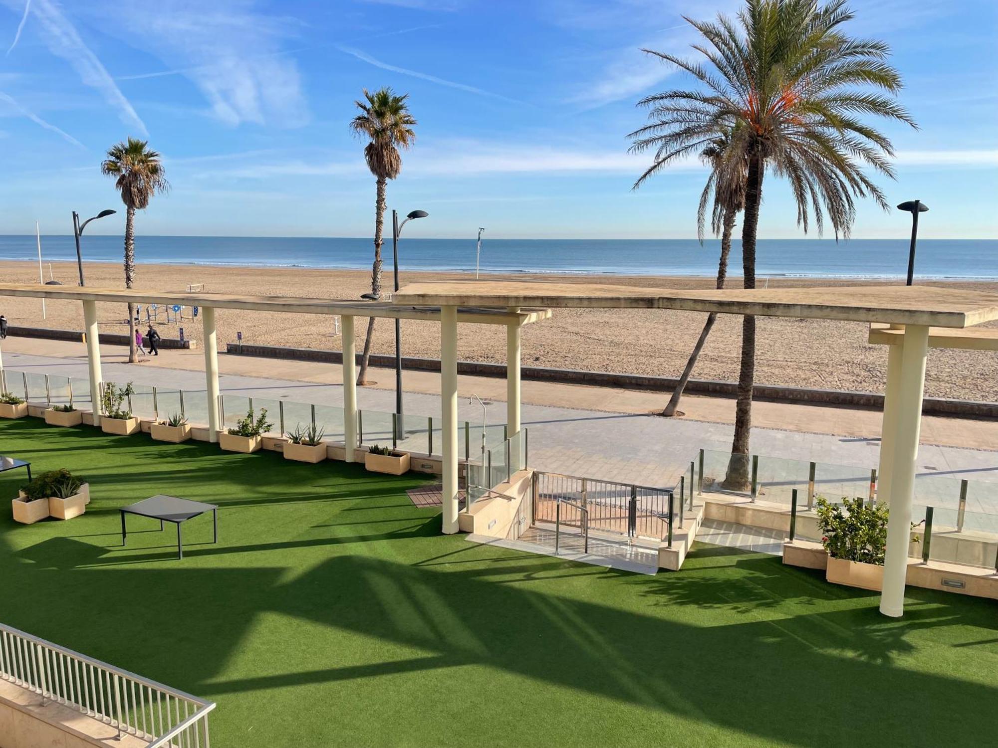 Primera Linea Playa Patacona, Valencia Exterior foto