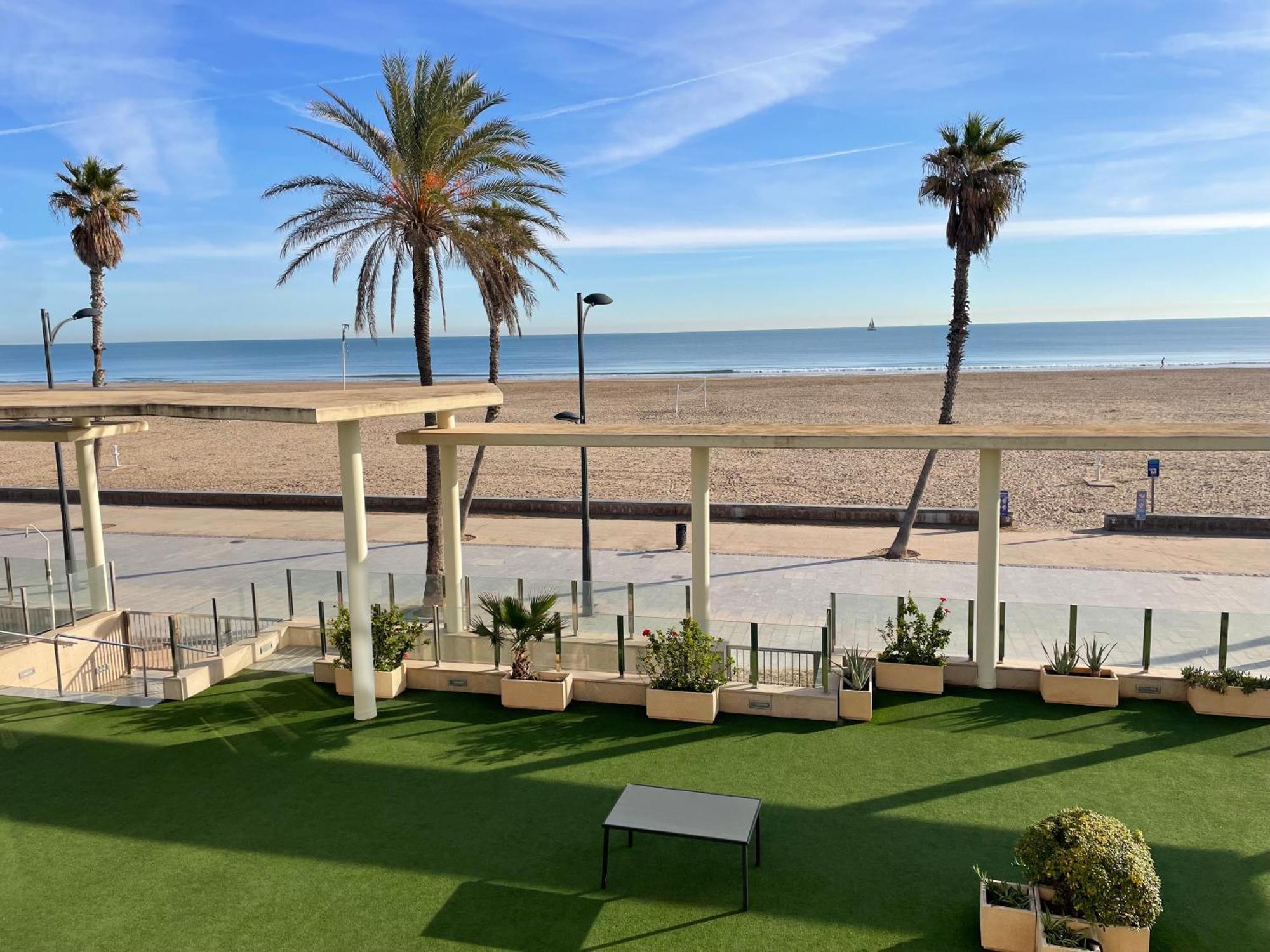 Primera Linea Playa Patacona, Valencia Exterior foto