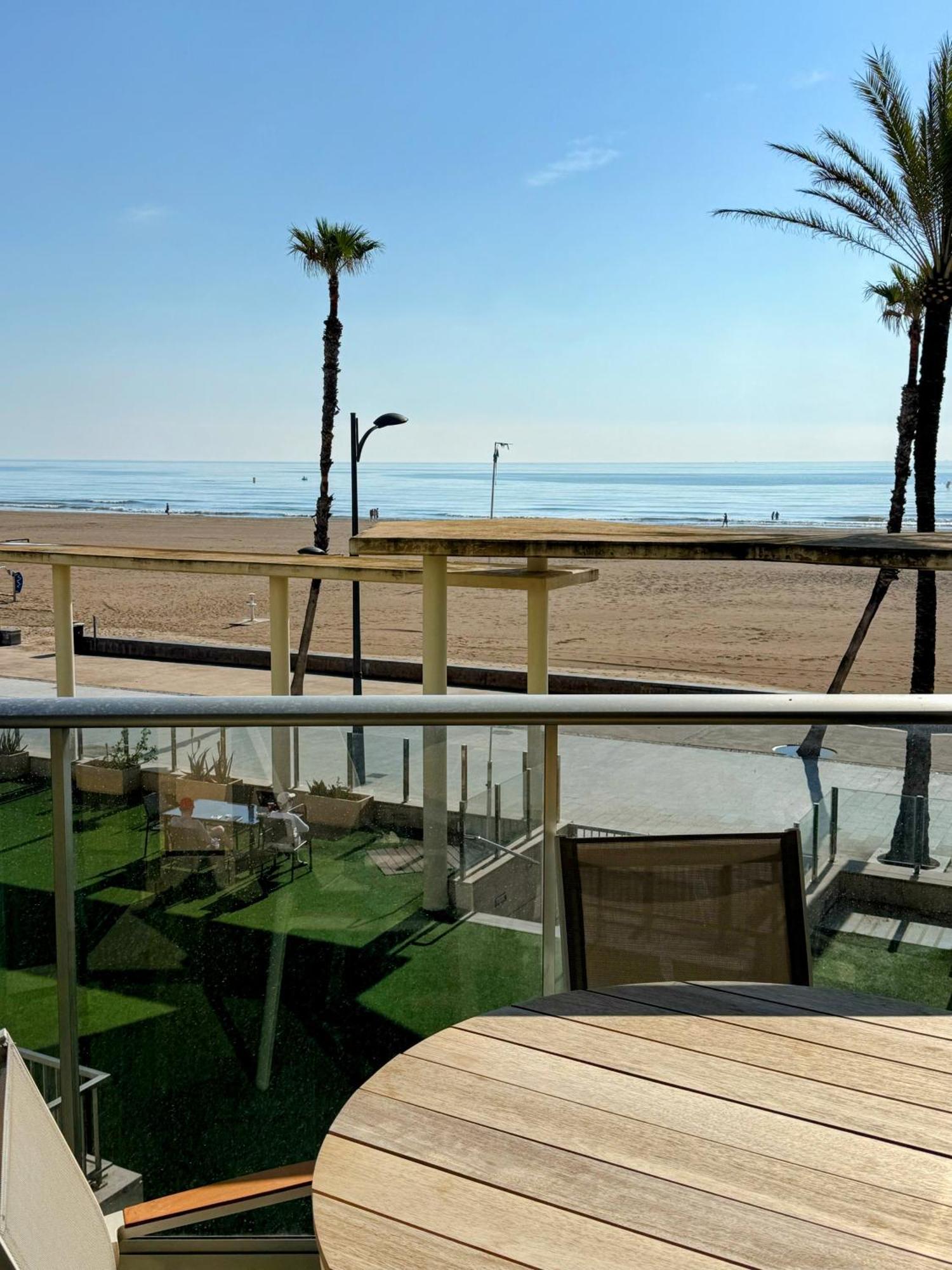 Primera Linea Playa Patacona, Valencia Exterior foto