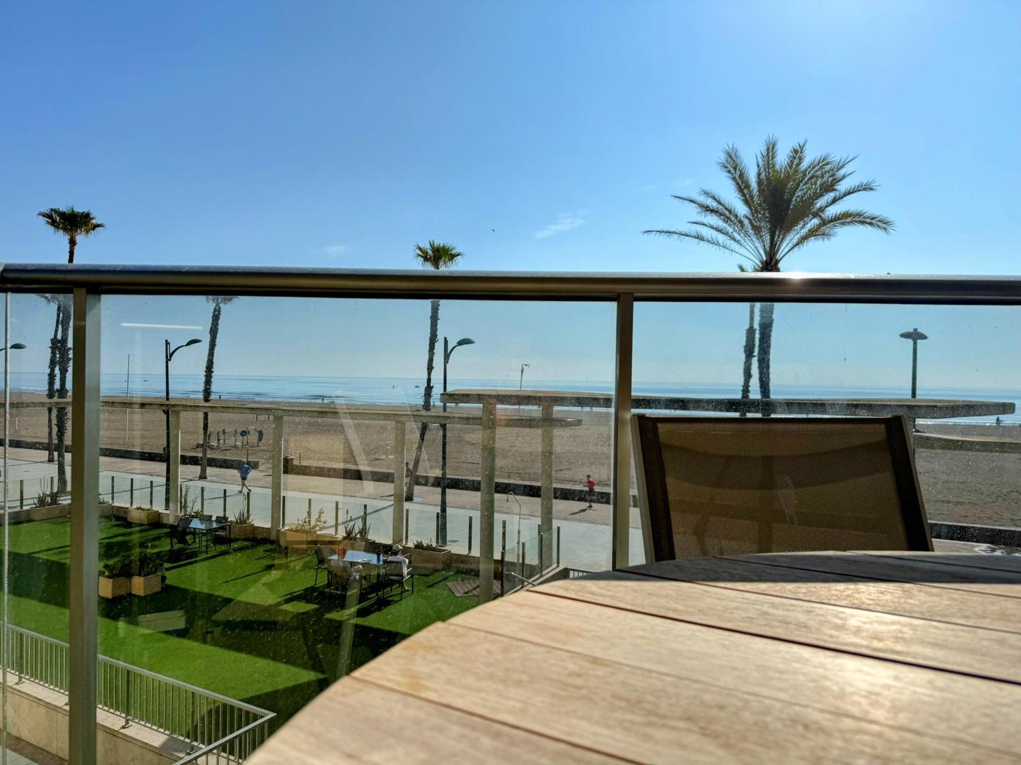 Primera Linea Playa Patacona, Valencia Exterior foto